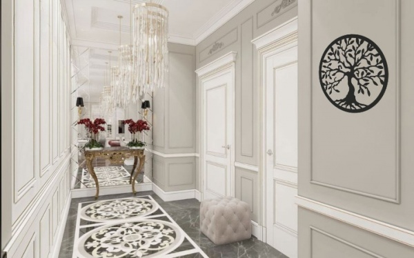 Панно декоративное STEEL CHARACTER ДЕРЕВО-КОЛО (497,5х497,5х1,2) 50x50 см черный 