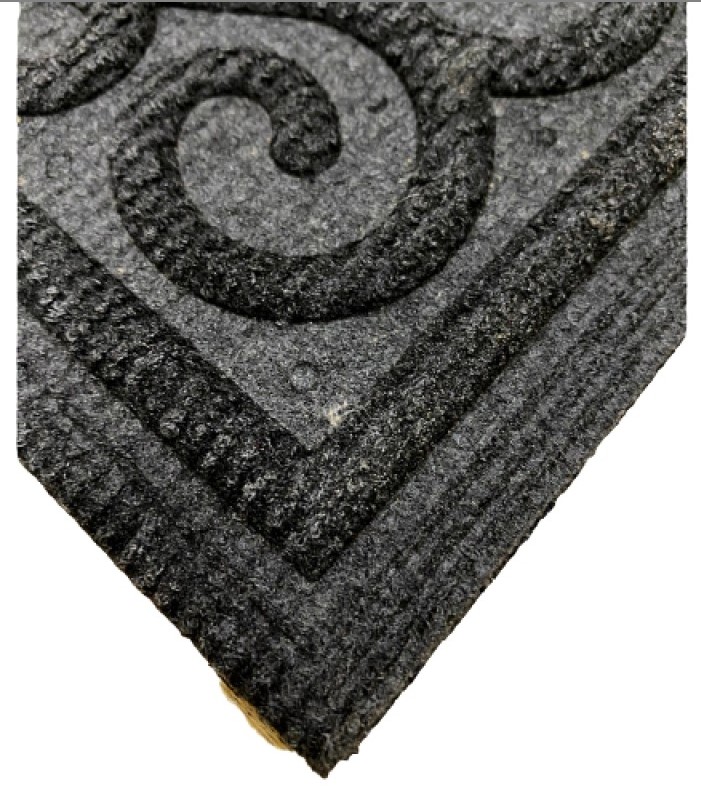 Коврик YPGROUP К-704 черный 80х120 см