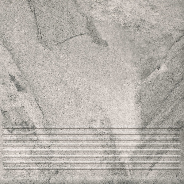 Клинкерная плитка Mattone Pietra Grafit Stopnica Prosta 30x30 Ceramika Paradyz