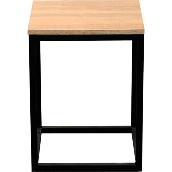 Табурет Лугалпроф дуб сонома / черный 