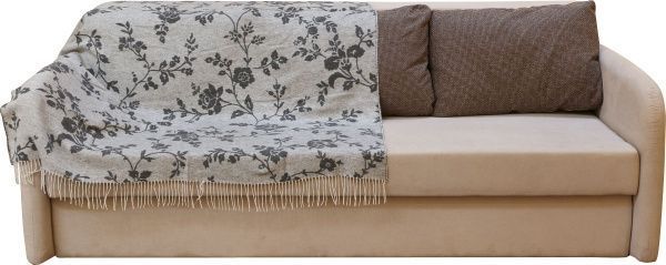 Плед Sanremo цветы 140x200 см серый La Nuit 