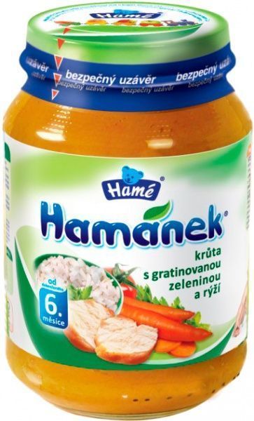 Пюре Hame Индейка с овощами и рисом 190 г 8595139721602 