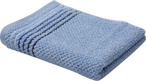Рушник махровий Попкорн 45x80 см синій Yanatex 