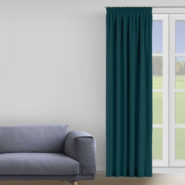 Штора Moda 200х285 см бирюзовый Decora