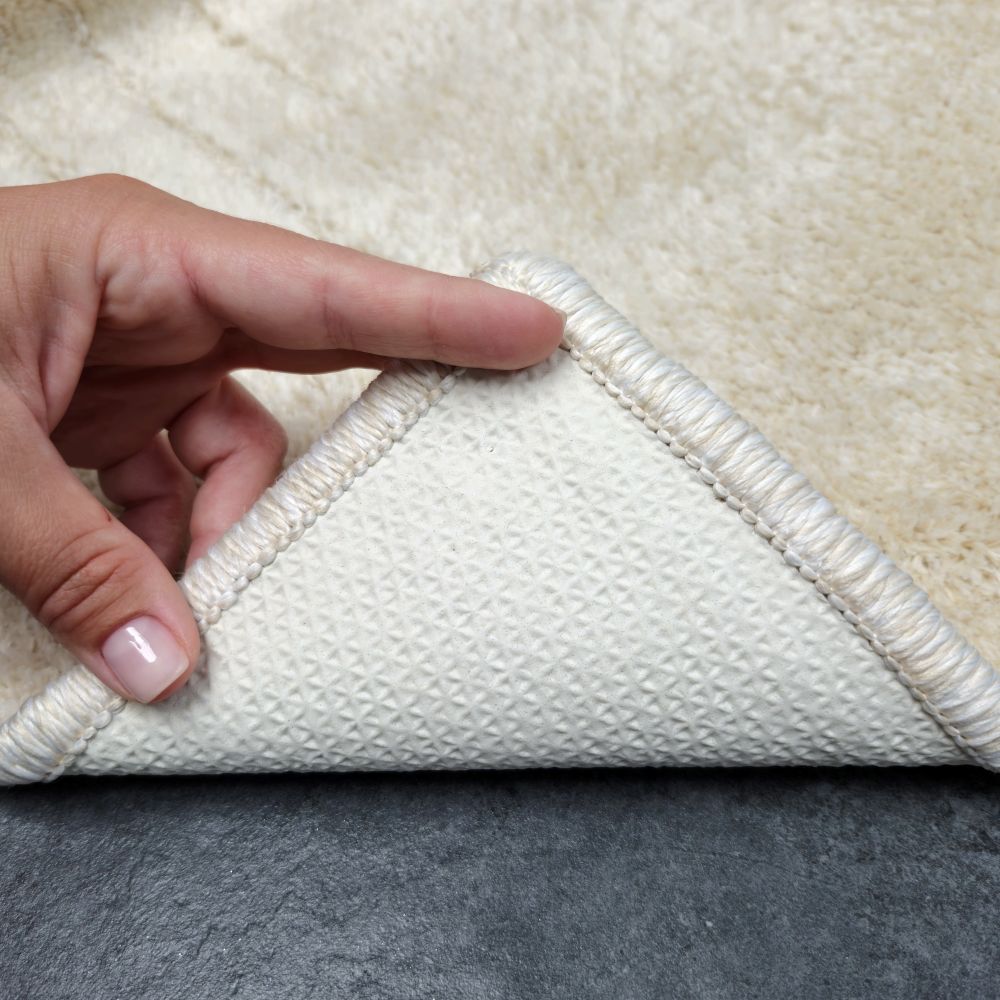 Набір килимків Dariana Joy 57х100 см + 57х50 см молочний абстракція