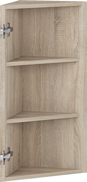 Шкаф верхний Грейд угловой (стандарт) 300x720x300 мм дуб сонома 
