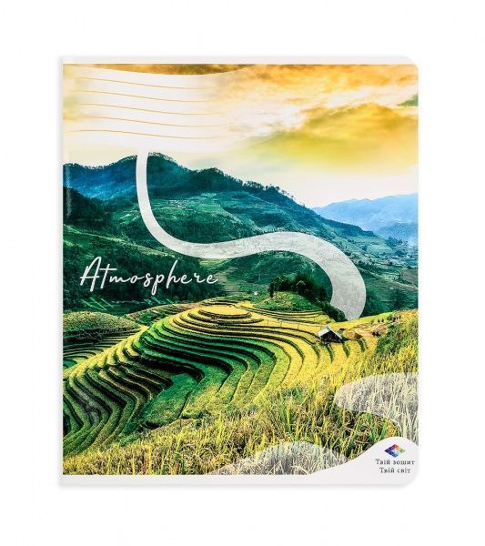 Комплект тетрадей Атмосфера 36 листов в линию 15 шт. Поділля