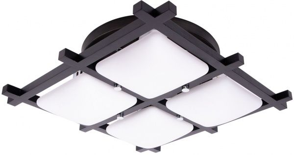 Люстра стельова Altalusse 4x40 Вт E27 хром/венге INL-3092C-04 Chrome & Dark wen 