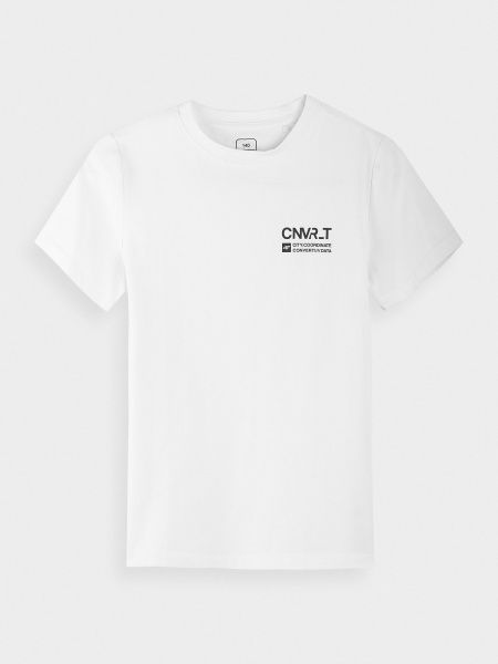 Футболка 4F J4L21-JTSM205B-10S р.152 білий