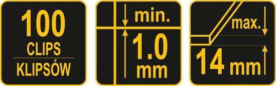 Система вирівнювання плитки Vorel 04716 100 шт.