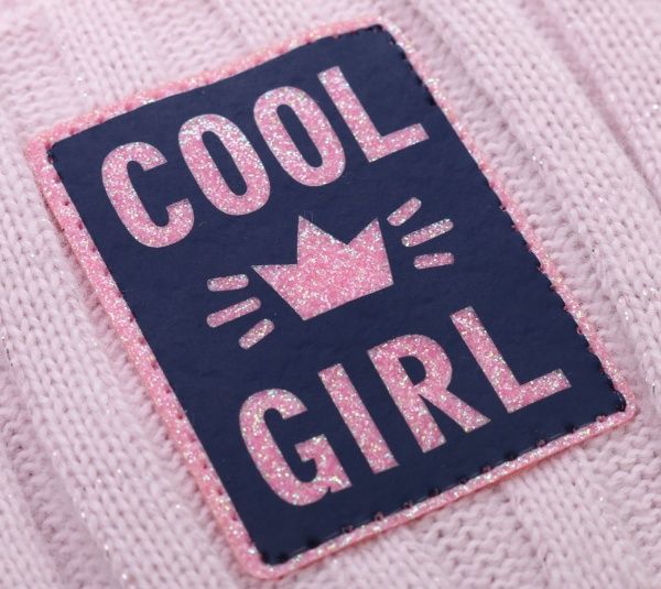 Шапочка дитяча для дівчинки Kraft+ 2560 р.52 рожевий 