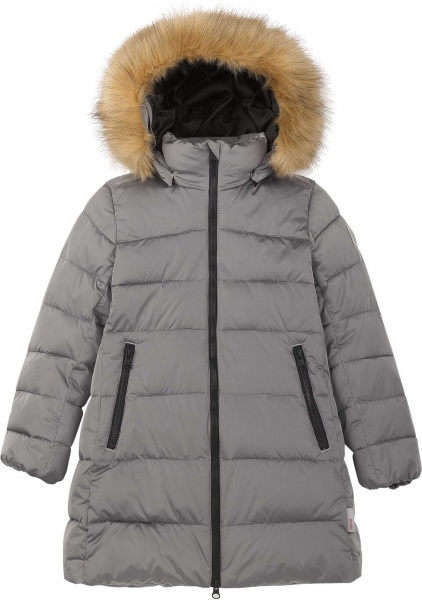 Куртка детская для девочки Reima Lunta р.164 серый 531416 
