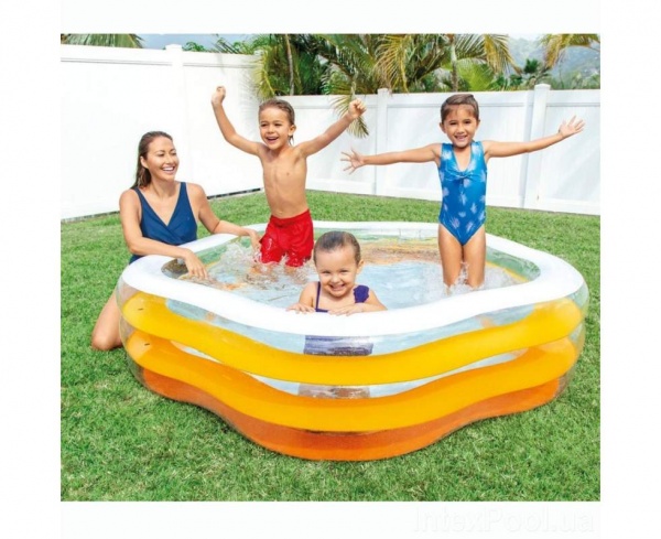 Бассейн надувной Intex Звездочка