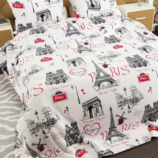 Комплект постельного белья Paris 1.5 разноцветный принт SoundSleep 