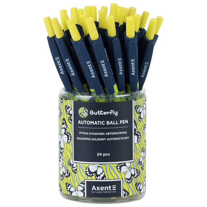Ручка кулькова Axent автом. 1090-36-A Butterfly