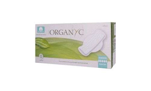 Прокладки гигиенические Corman Organyc Прокладки для супер интенсивных выделений 10 шт с крылышками без инд.уп. органические CORMAN Wings Super flow