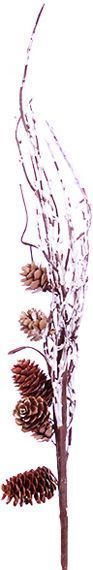 Веточка декоративная Шишка 60 см 801-275 Lefard