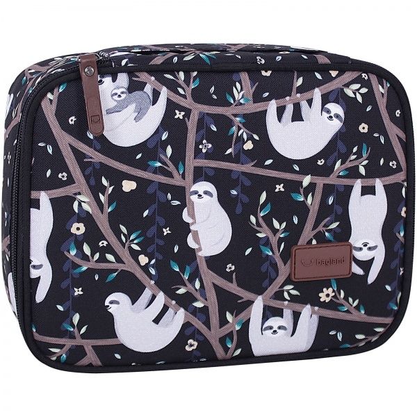 Косметичка Bagland Journey 4 л чорний із малюнком сублiмацiя 760 (727664) 