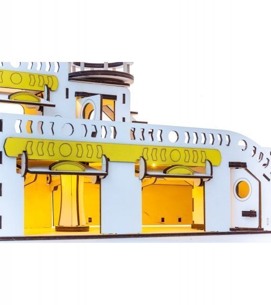 Гараж Good Play 32х57х27 см Гоночная база с подсветкой G 002