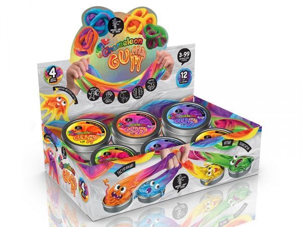 Жвачка для рук Danko Toys Chameleon Gum рус. (12) в ассортименте