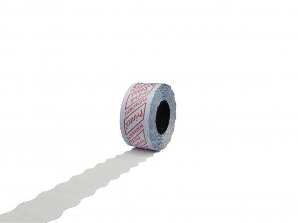 Этикетки-ценники Printex 26х12 мм белые фигурные 