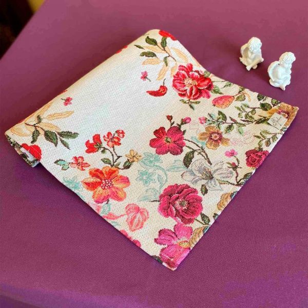 Дорожка (раннер) гобелен Цветочное поле 40x140 см Прованс 