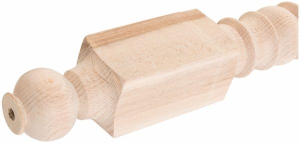 Стовп буковий точений 80x80x1050 мм