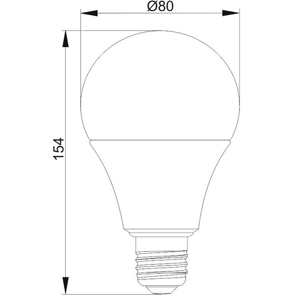 Лампа светодиодная IEK ECO 20 Вт A60 матовая E27 220 В 6500 К 