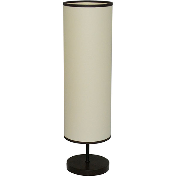 Настольная лампа декоративная Геотон ННБ 02-60-984 Пико макси 1x60 Вт E27 черный/беж 47897 