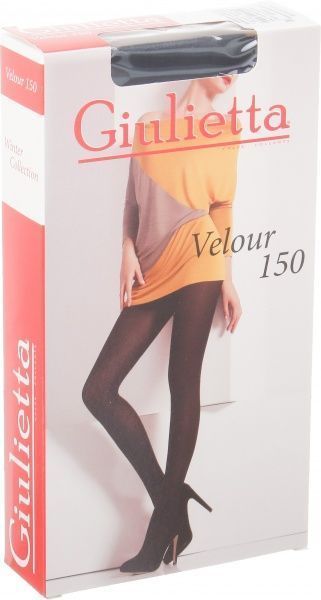 Колготки женские Giulietta Velour р. 2 (S) 150 den черный 1 пар 