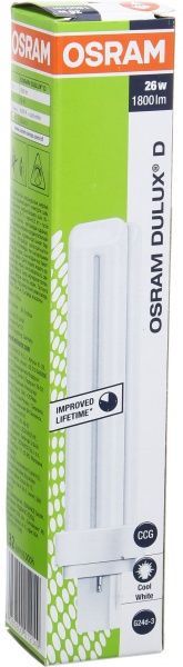 Лампа КЛЛ Osram 26 Вт G24d-3 4000 К 230 В 4050300012049 