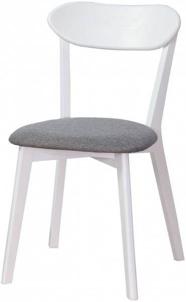 Стул обеденный РПМК Иску Н 820x440x520 мм серый / белый