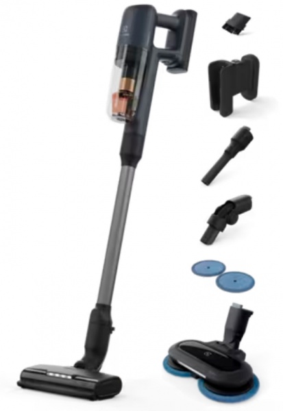 Пылесос аккумуляторный Electrolux EP71B14WET black 