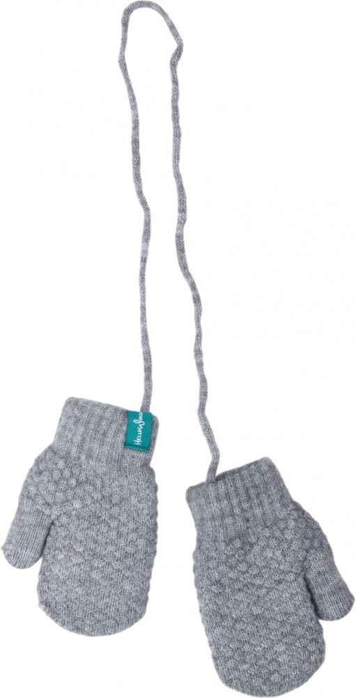 Рукавиці HW для дівчаток р.10-12 світло-сірий