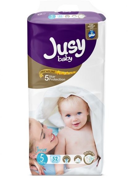 Підгузки Jusy Jumbo Junior 5 (11-25 кг) 52 шт.