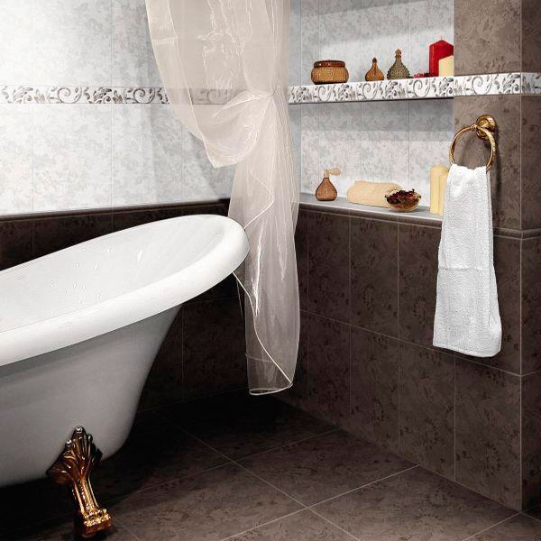 Панно Керамін Флоріан 3Т 275х400 мм коричневе