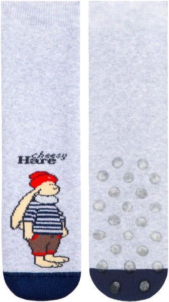 Шкарпетки дитячі Conte-Kids ВЕСЕЛІ НІЖКИ (махрові, проти ковзання) мал. 294 17С-45СП р.16 світло-сірий з малюнком 