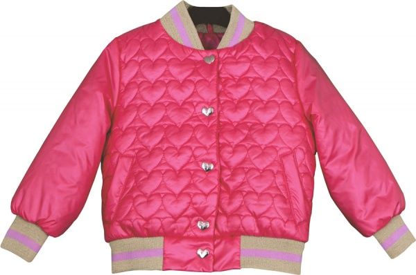Бомбер DaNa-kids Сердечко р.110 малиновый 52059/1 