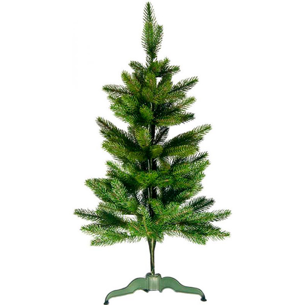 Елка искусственная Рождественская 66 см 9089 темно-зеленый 