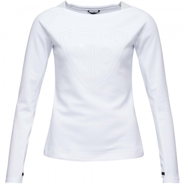 Джемпер Rossignol W LIFETECH ROUND NECK RLIWS04-100 р. M белый