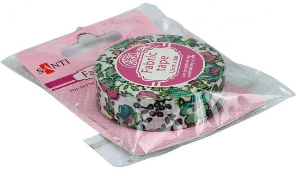 Самоклейка текстильна стрічка ЗЕЛЕНА ДОЛИНА 1.5см*5м 