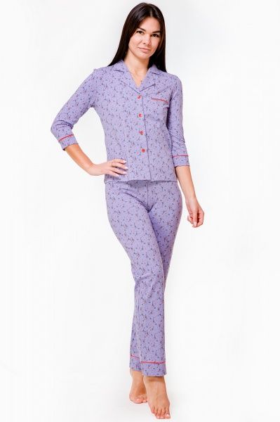 Комплект женский KOSTA 0371-9 р. 104-108 (XL) фиолетовый 