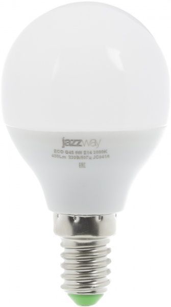 Лампа світлодіодна Jazzway Pled Eco 5 Вт G45 матова E14 220 В 3000 К 1036896 