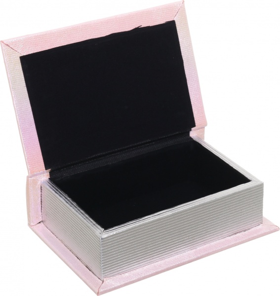 Скринька-книга Хамелеон 16х11х4,5 см рожева