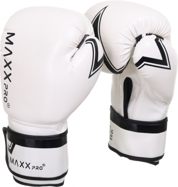 Боксерские перчатки MaxxPro AVG-451 р. 10 белый