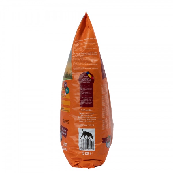 Корм сухой для взрослых собак для всех пород Skipper с говядиной и овощами 3 кг