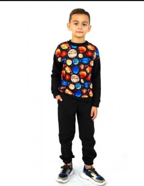 Костюм Маленькие люди Планеты р.134 черный 