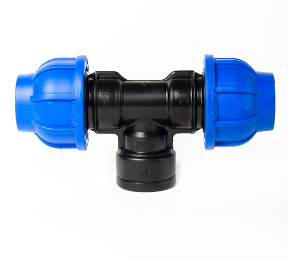 Тройник зажимной переходной ValRom ВР D20x1/2