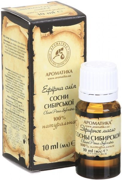 Эфирное масло сосни сибірської 10 мл 