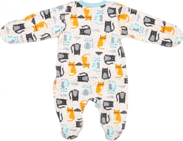 Комбинезон Bambinelli Котики р.62 бежевый с принтом 